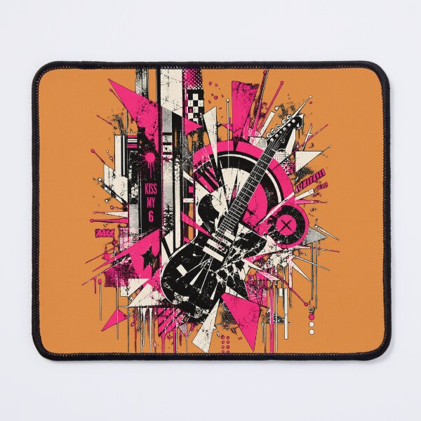 Item preview, Geometry on Musical Steroids – Punk Music Art designed and sold by KissMy6 Industries.