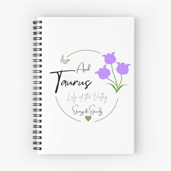 Item preview, April Taurus Lily of the Valley | Strong & Steady Zodiac Design designed and sold by FlareCraftStudio.
