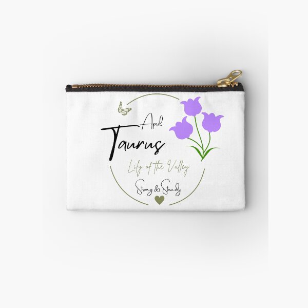 Item preview, April Taurus Lily of the Valley | Strong & Steady Zodiac Design designed and sold by FlareCraftStudio.