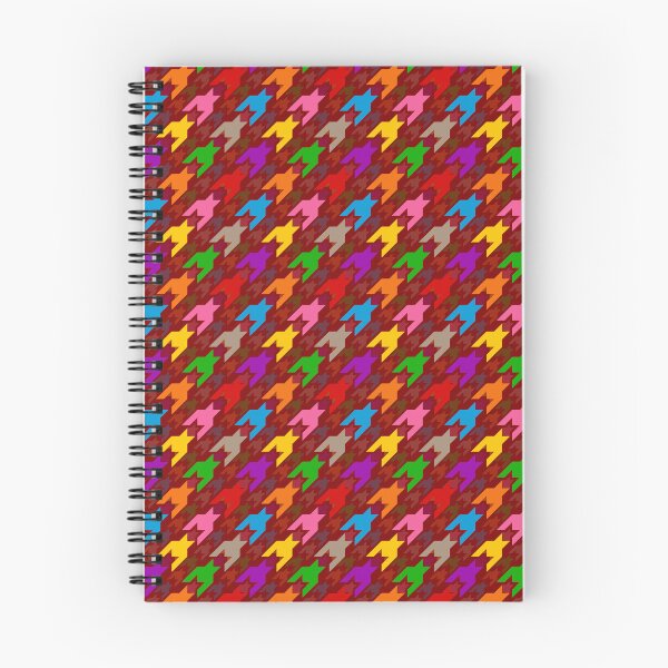 Item preview, Colorful Houndstooth Plaid Check Red  designed and sold by PatternTitan.