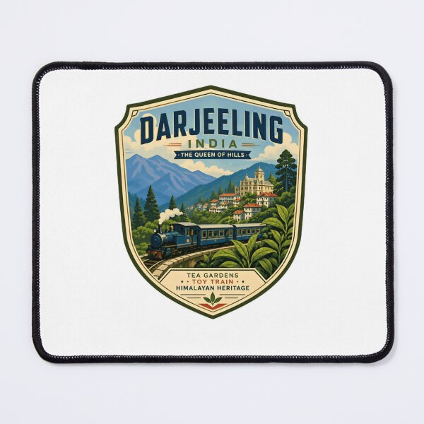 Item preview, Darjeeling India The Queen Of Hills Tea Gardens Toy Train Himalayan Heritage Travel Souvenir designed and sold by Star3NowForMe.