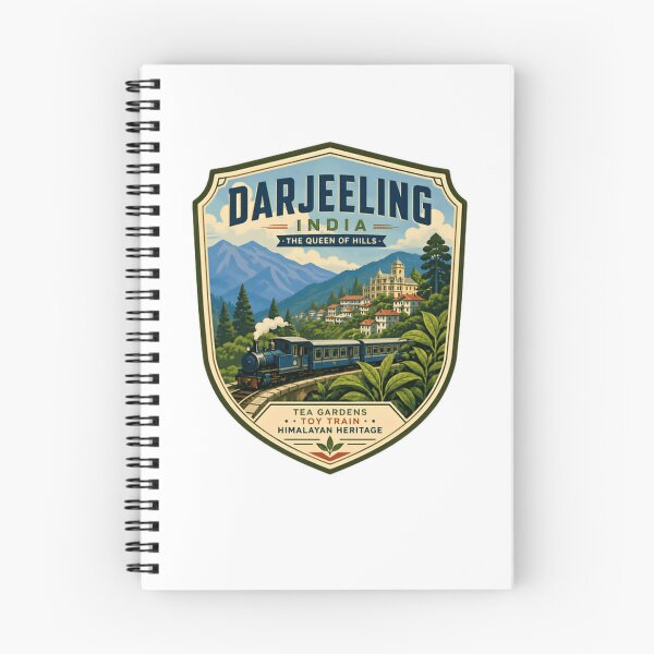 Item preview, Darjeeling India The Queen Of Hills Tea Gardens Toy Train Himalayan Heritage Travel Souvenir designed and sold by Star3NowForMe.