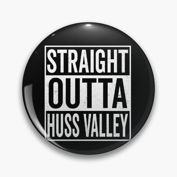 Item preview, Funny Straight Outta Huss Valley Distressed Meme Art designed and sold by elderberry.