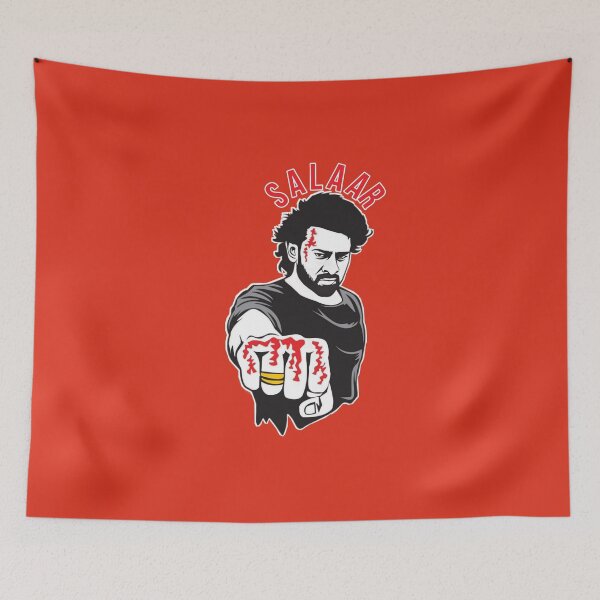 Item preview, Salaar Prabhas Blood Fist Fan Art | Indian Cinema Movie Inspired T-Shirt designed and sold by lexxclothing.