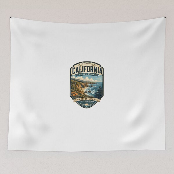 Item preview, California United States Pacific Coast The Golden State Travel Souvenir designed and sold by Star3NowForMe.
