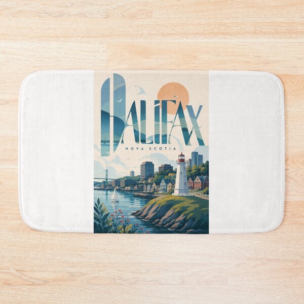 Item preview, Halifax Nova Scotia Harbour Lighthouse and Waterfront designed and sold by Places On Earth.