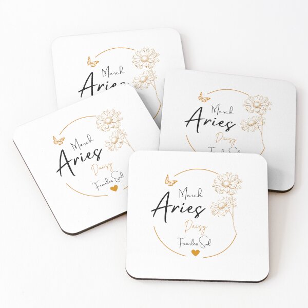 Item preview, March Aries Daisy | Fearless Soul Zodiac Design designed and sold by FlareCraftStudio.