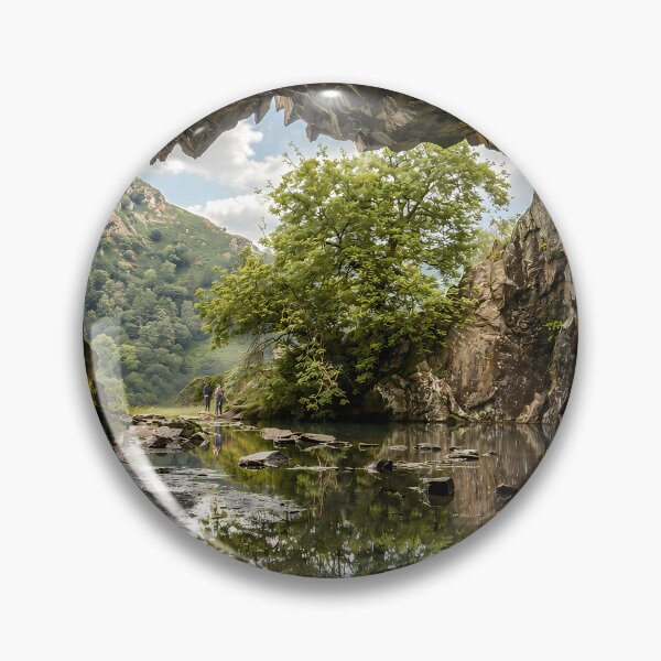 Item preview, Rydal Cave Poster | Hidden Beauty of the Lake District | Fine Art Travel Print designed and sold by Wandered North.