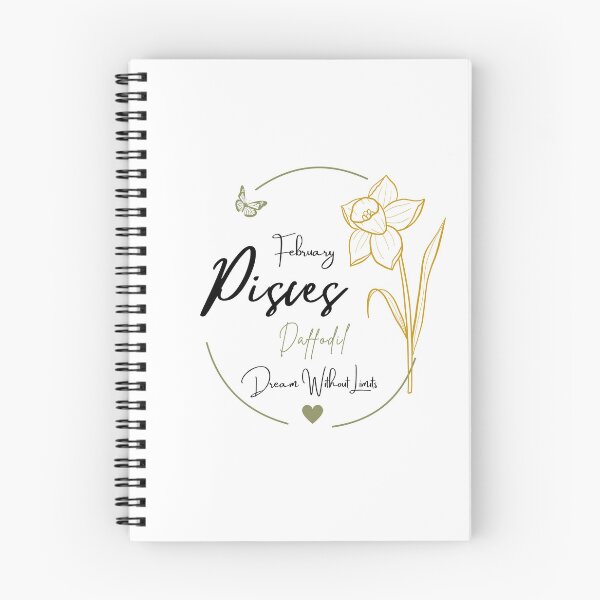 Item preview, February Pisces Daffodil | Dream Without Limits Zodiac Design designed and sold by FlareCraftStudio.