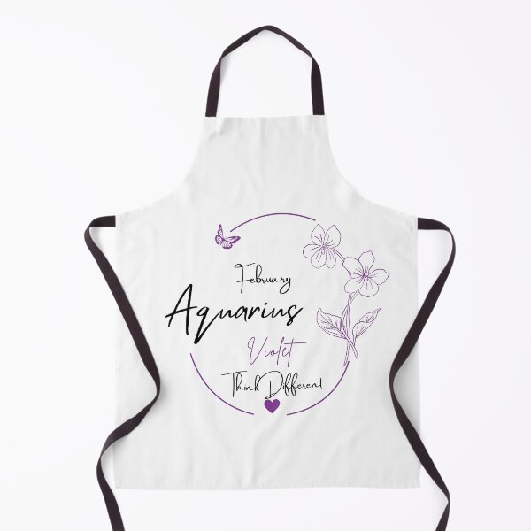 Item preview, February Aquarius Violet | Think Different Zodiac Design designed and sold by FlareCraftStudio.