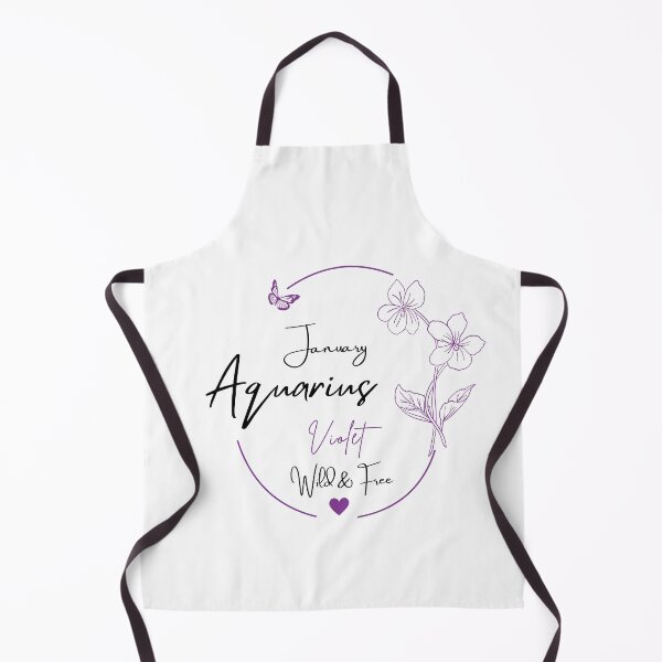 Aperçu de l'œuvre Violet Verseau de janvier | Design Zodiaque Sauvage et Libre créée et vendue par FlareCraftStudio.