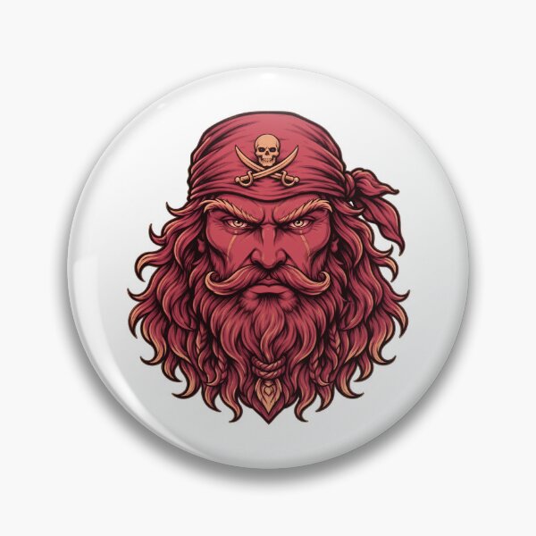 Item preview, Bold Pirate Captain Graphic designed and sold by Bronx2000.