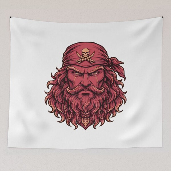Item preview, Bold Pirate Captain Graphic designed and sold by Bronx2000.