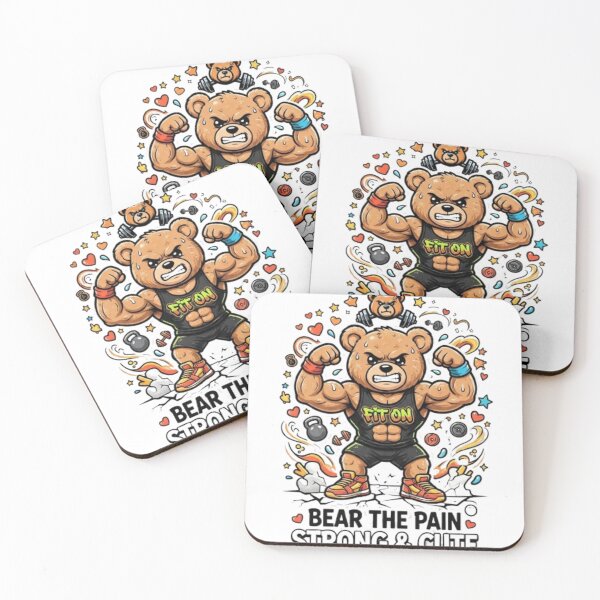 Item preview, FIT ON Teddy Bear Champion – Cute Strong Bear Sports Streetwear T-Shirt designed and sold by Fit On.