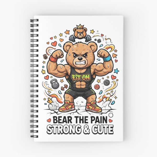 Item preview, FIT ON Teddy Bear Champion – Cute Strong Bear Sports Streetwear T-Shirt designed and sold by Fit On.