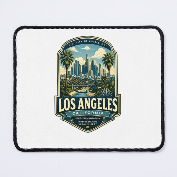 Item preview, Los Angeles California City Of Angels Hollywood Southern California Travel Souvenir designed and sold by Star3NowForMe.