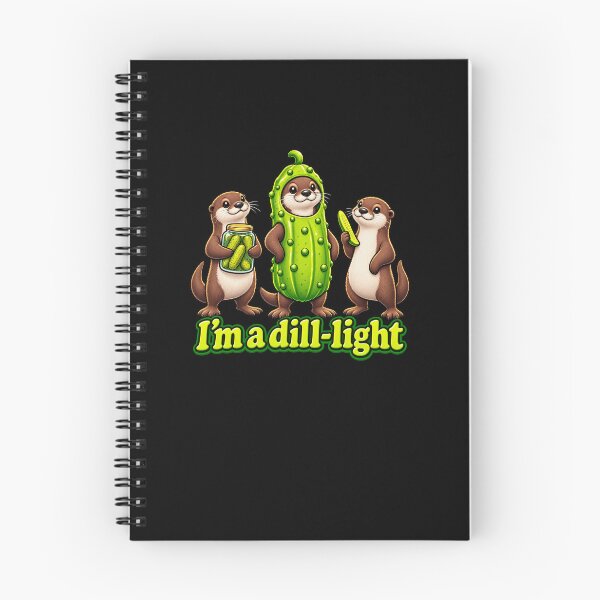 Item preview, Funny Dill Light Otter Pickle Pun designed and sold by elderberry.
