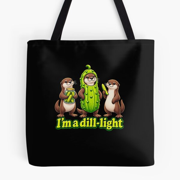 Item preview, Funny Dill Light Otter Pickle Pun designed and sold by elderberry.