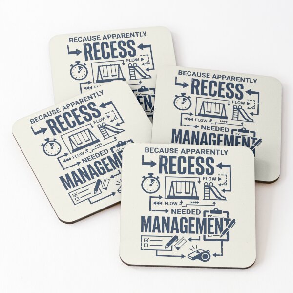 Item preview, Because Apparently Recess Needed Management designed and sold by bihtti.