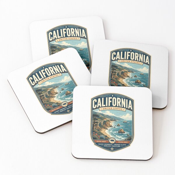 Item preview, California United States Pacific Coast Golden State Travel designed and sold by Star3NowForMe.