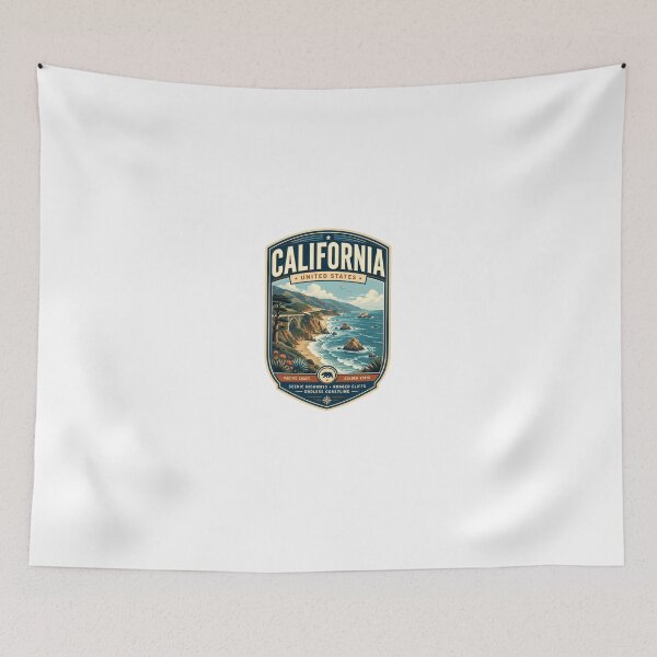 Item preview, California United States Pacific Coast Golden State Travel designed and sold by Star3NowForMe.