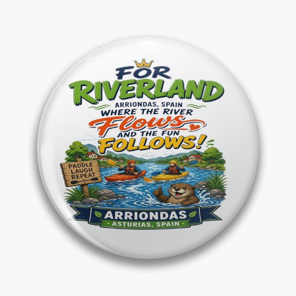 Item preview, Riverland Arriondas Spain Kayaking Adventure Shirt – Where the River Flows designed and sold by Sushikidsntoddlers.