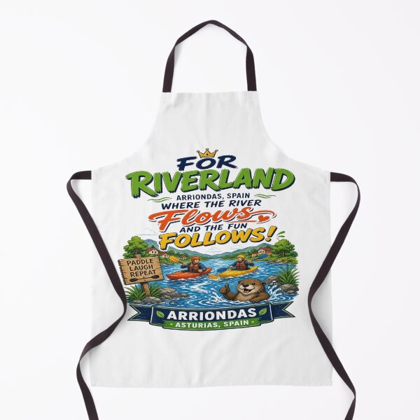 Item preview, Riverland Arriondas Spain Kayaking Adventure Shirt – Where the River Flows designed and sold by Sushikidsntoddlers.