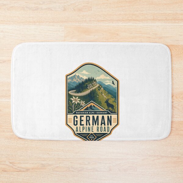 Item preview, German Alpine Road Bavarian Alps Germany Travel Road Trip designed and sold by Star3NowForMe.