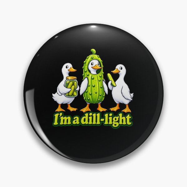Item preview, Dill-Light Duck Pickle Costume Pun designed and sold by elderberry.