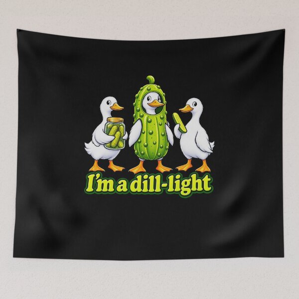 Item preview, Dill-Light Duck Pickle Costume Pun designed and sold by elderberry.