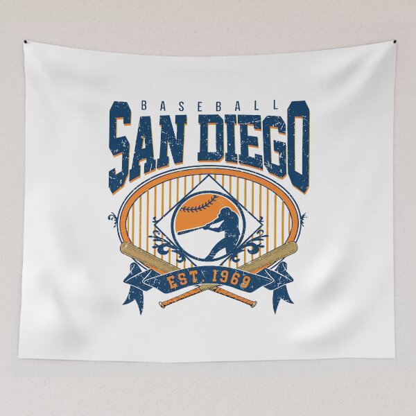 Item preview, Retro Baseball San Diego Sports designed and sold by degasperis.