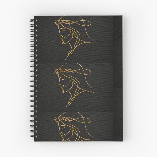 Item preview, Minimalist Jesus Christ Face with Thorn Crown Line Art designed and sold by Ink-verse-.
