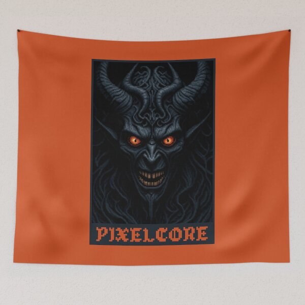 Item preview, Gothic Evil Gargoyle Pixel Art {PIXELCORE} designed and sold by PIXELCORE-TEE.