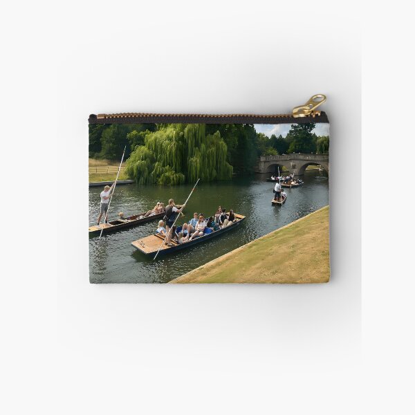 Item preview, Cambridge England River Punting Poster – Historic Bridge & Riverside Travel Photography designed and sold by Wandered North.