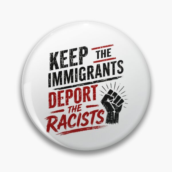 Item preview, Keep The Immigrants Deport The Racists Anti Racism Advocate designed and sold by HumansStuck12.