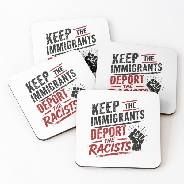 Item preview, Keep The Immigrants Deport The Racists Anti Racism Advocate designed and sold by HumansStuck12.
