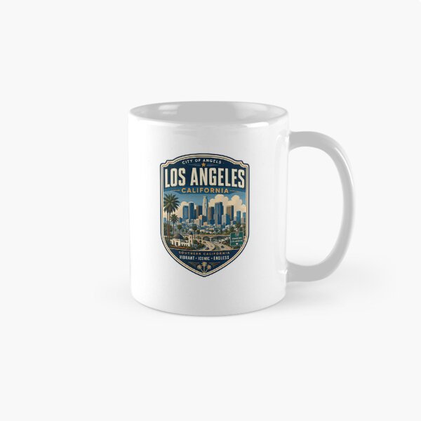 Item preview, City Of Angels Los Angeles California Downtown Travel Souvenir designed and sold by Star3NowForMe.