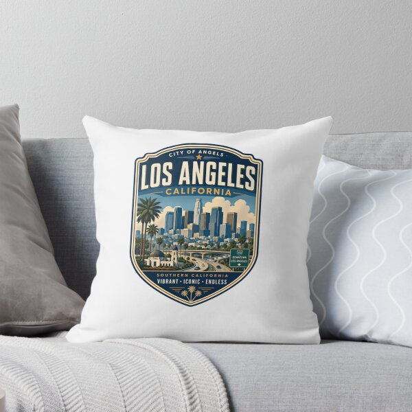 Item preview, City Of Angels Los Angeles California Downtown Travel Souvenir designed and sold by Star3NowForMe.