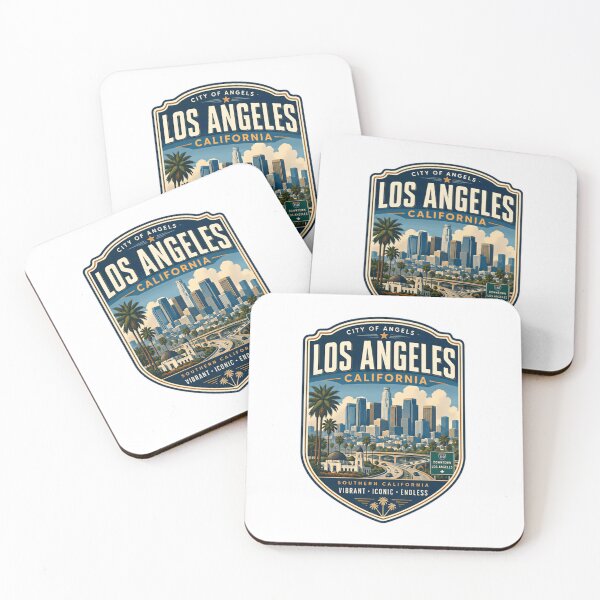 Item preview, City Of Angels Los Angeles California Downtown Travel Souvenir designed and sold by Star3NowForMe.