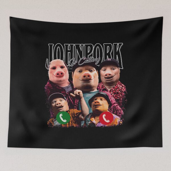 Item preview, Funny Retro Pig Face Calling designed and sold by TammyWood53419.