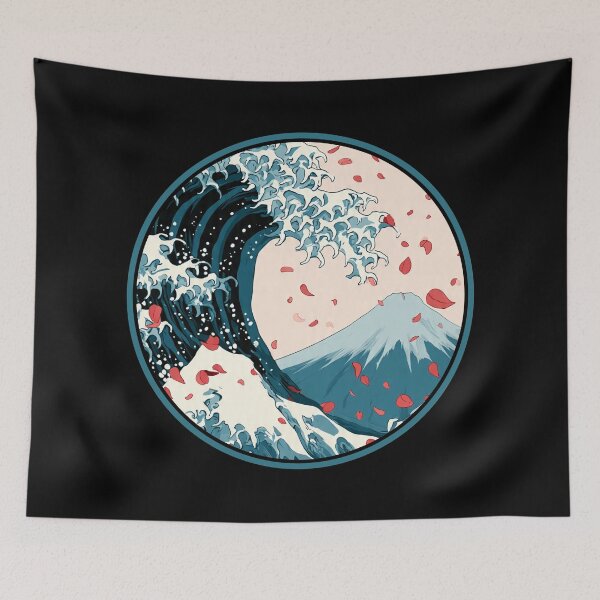 Item preview, ocean japanese style designed and sold by chickencute.