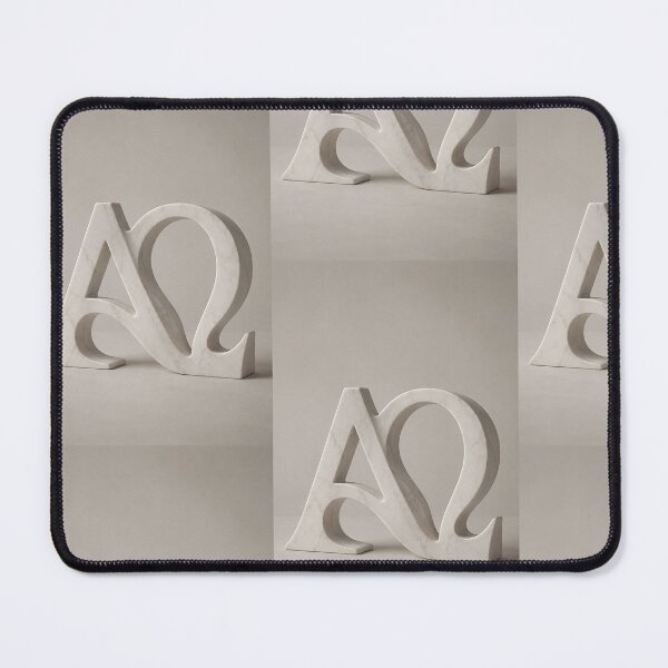 Item preview, Minimalist Alpha Omega Christian Greek Monogram Art designed and sold by Ink-verse-.