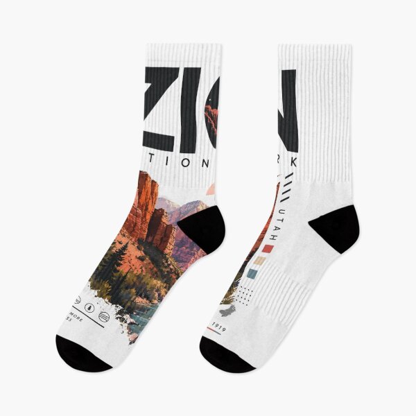 Item preview, Zion National Park Utah Vintage Mountain River Adventure Design designed and sold by Pickachoo.