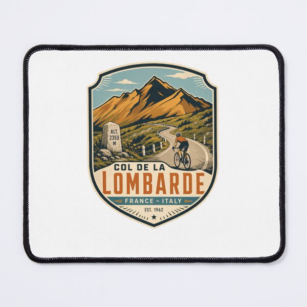 Item preview, Col De La Lombarde Alt 2350 M France Italy Est 1962 Road Cycling Mountain Pass Cyclist designed and sold by Star3NowForMe.
