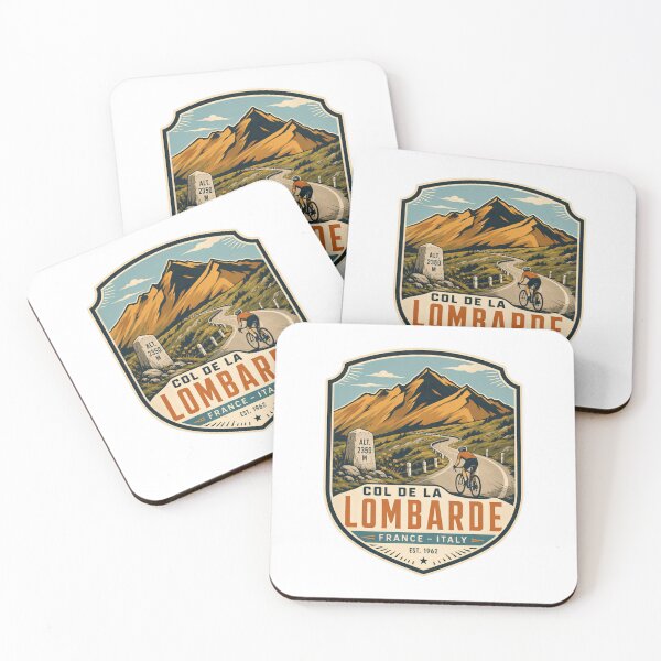 Item preview, Col De La Lombarde Alt 2350 M France Italy Est 1962 Road Cycling Mountain Pass Cyclist designed and sold by Star3NowForMe.