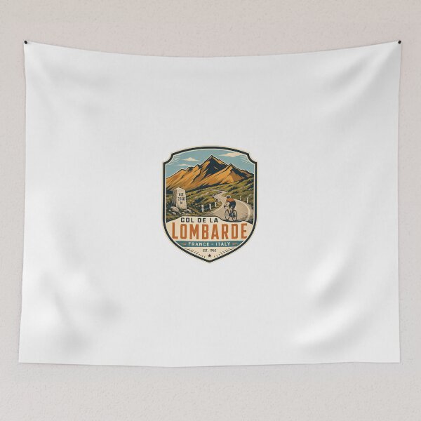 Item preview, Col De La Lombarde Alt 2350 M France Italy Est 1962 Road Cycling Mountain Pass Cyclist designed and sold by Star3NowForMe.