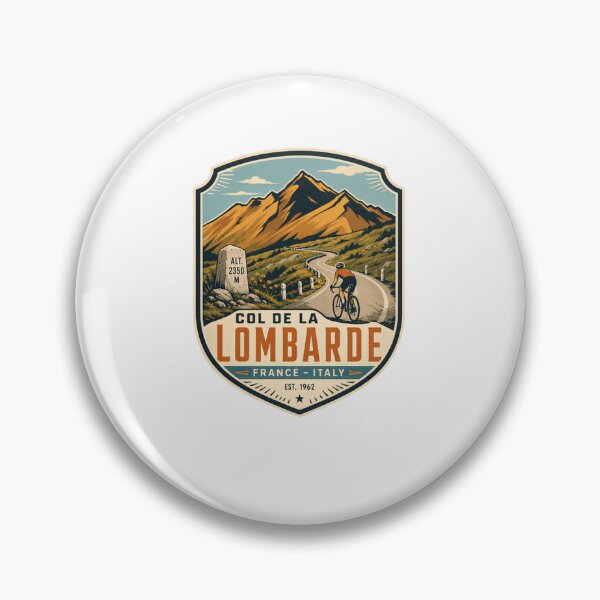 Item preview, Col De La Lombarde Alt 2350 M France Italy Est 1962 Road Cycling Mountain Pass Cyclist designed and sold by Star3NowForMe.