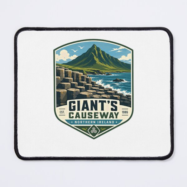 Item preview, Giant's Causeway Est. 1986 Northern Ireland Travel Landmark designed and sold by Star3NowForMe.