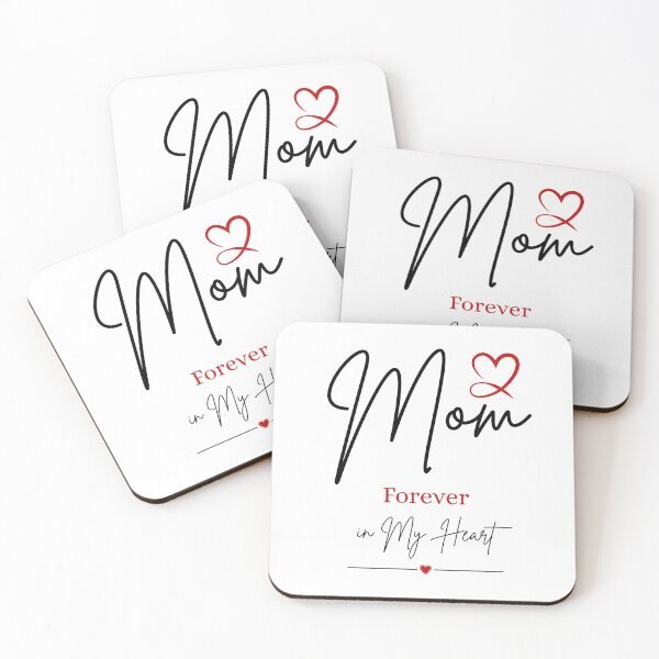 Item preview, Mom Forever in My Heart | Mother's Day Gift Shirt, Mug designed and sold by FlareCraftStudio.