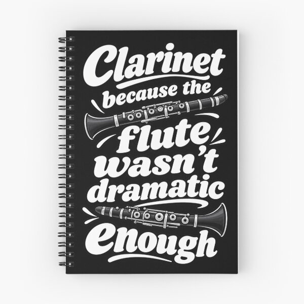 Item preview, Clarinet because the flute wasn't dramatic enough designed and sold by Konvero.